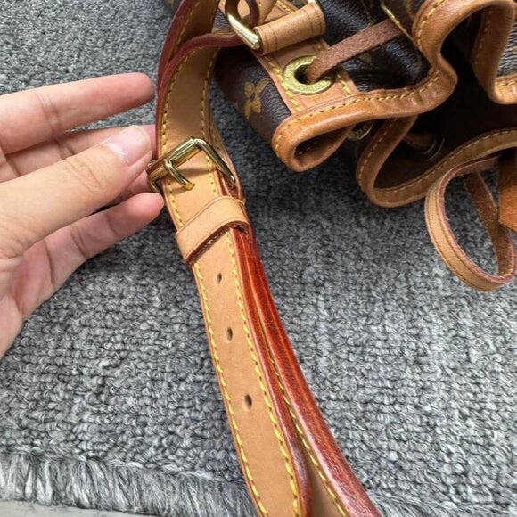 LOUIS VUITTON MONOGRAM PETIT NOE DRAWSTRING BAG 835-092225 - Picture 6 of 12